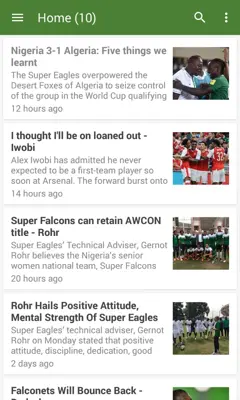 SoccerNet Nigeria android App screenshot 9