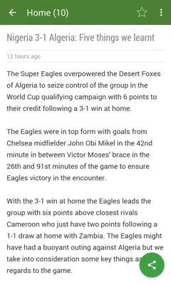 SoccerNet Nigeria android App screenshot 10